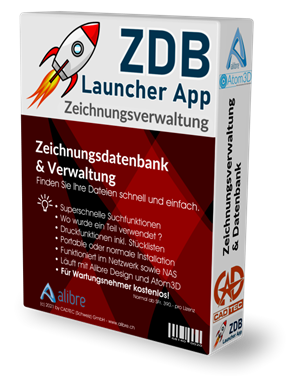 ZDBase Zeichnungsverwaltung und Dateimanagement DMS für Alibre Design und Atom3D...