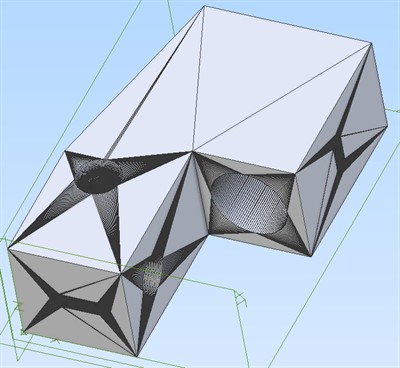 STL2STEP-Import ohne Optimierung