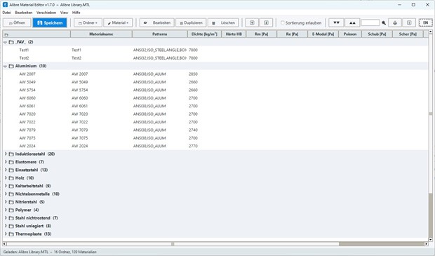 Alibre Material Editor